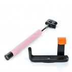 MadMan Selfie tyč DELUXE BT 100 cm růžová (monopod)